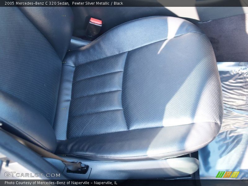 Pewter Silver Metallic / Black 2005 Mercedes-Benz C 320 Sedan