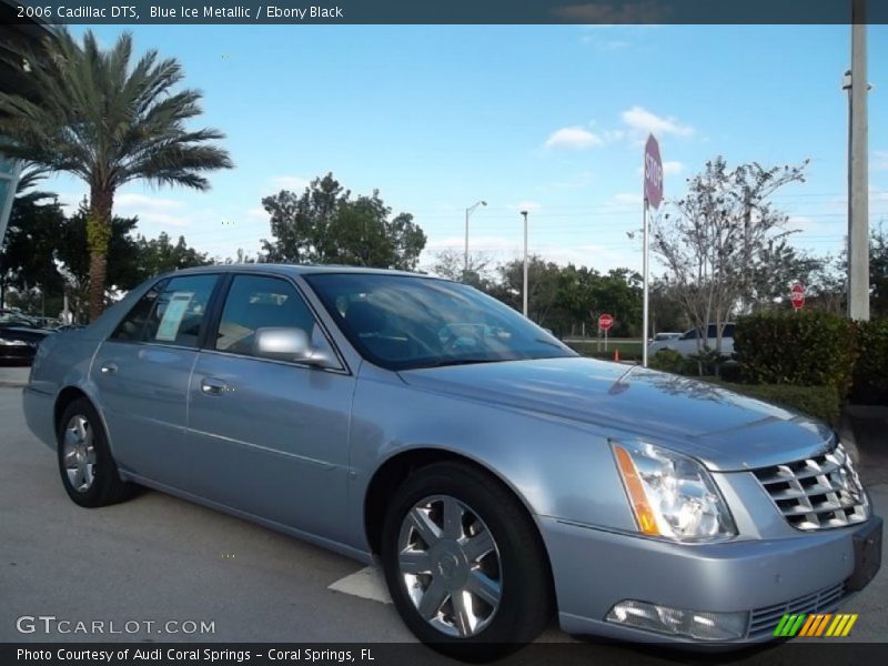 Blue Ice Metallic / Ebony Black 2006 Cadillac DTS