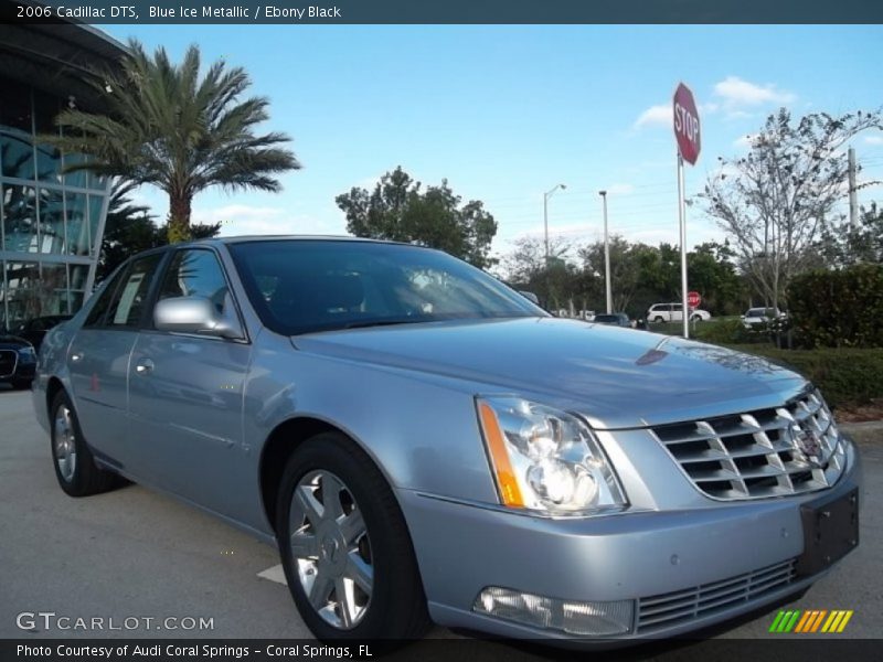 Blue Ice Metallic / Ebony Black 2006 Cadillac DTS
