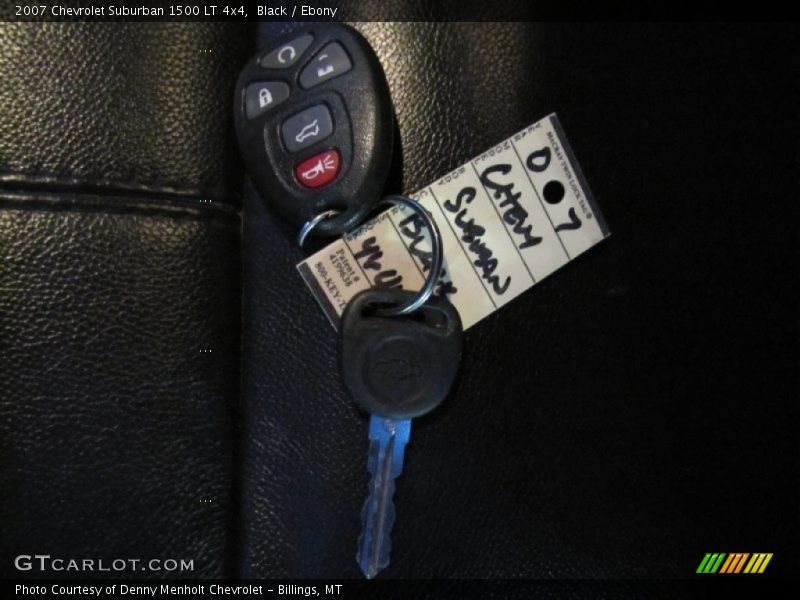 Black / Ebony 2007 Chevrolet Suburban 1500 LT 4x4