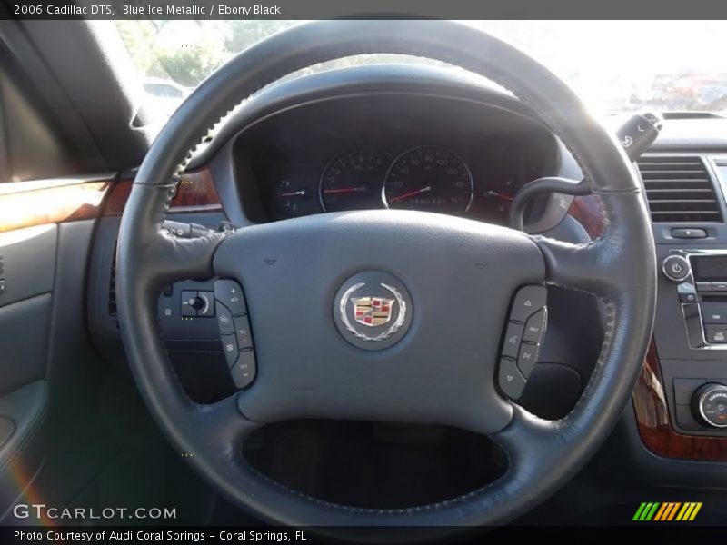 Blue Ice Metallic / Ebony Black 2006 Cadillac DTS