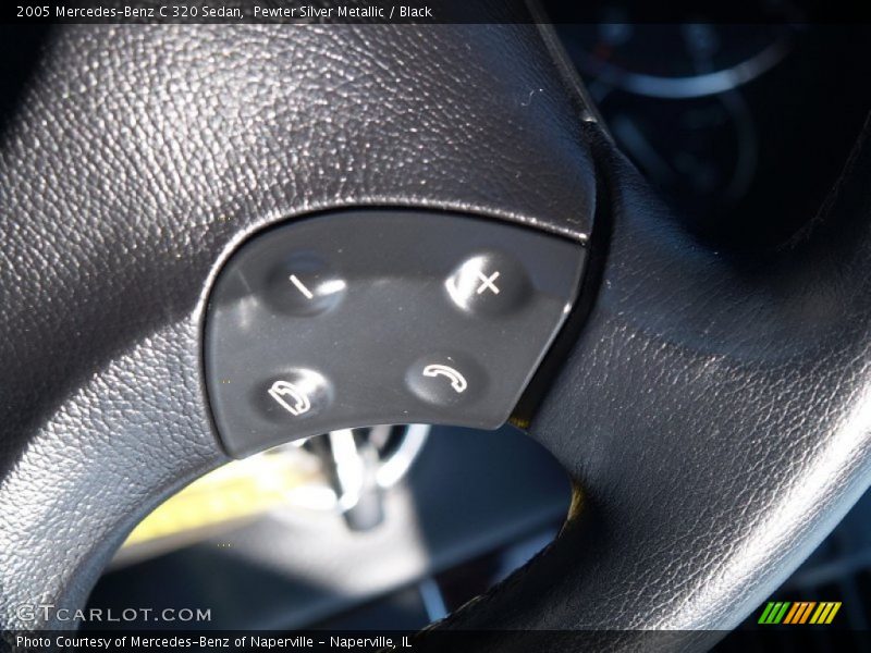 Pewter Silver Metallic / Black 2005 Mercedes-Benz C 320 Sedan