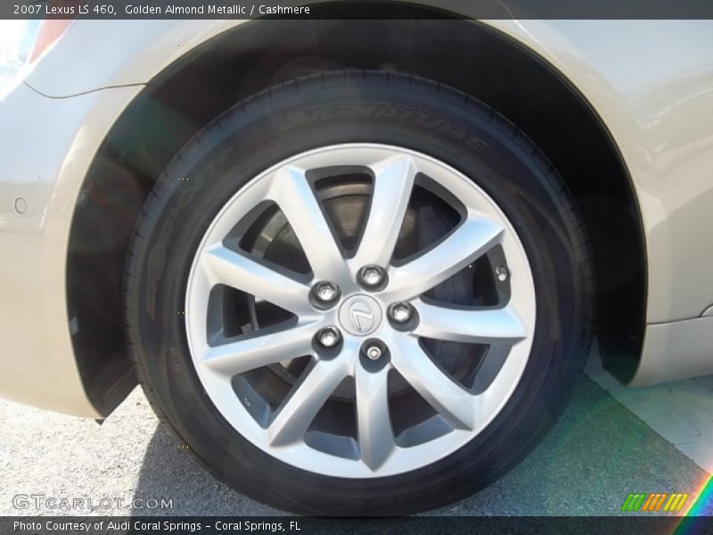 Golden Almond Metallic / Cashmere 2007 Lexus LS 460