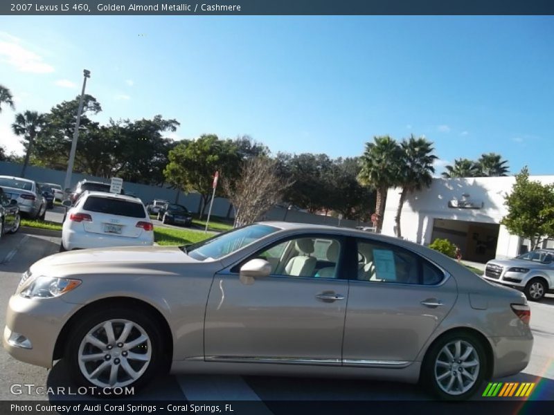 Golden Almond Metallic / Cashmere 2007 Lexus LS 460