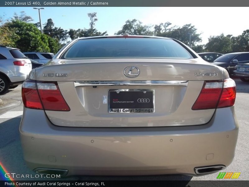 Golden Almond Metallic / Cashmere 2007 Lexus LS 460