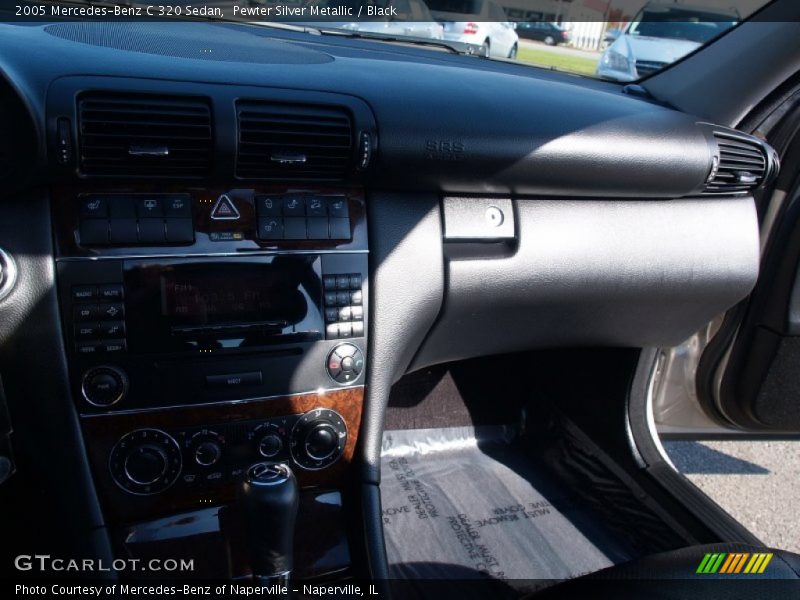 Pewter Silver Metallic / Black 2005 Mercedes-Benz C 320 Sedan