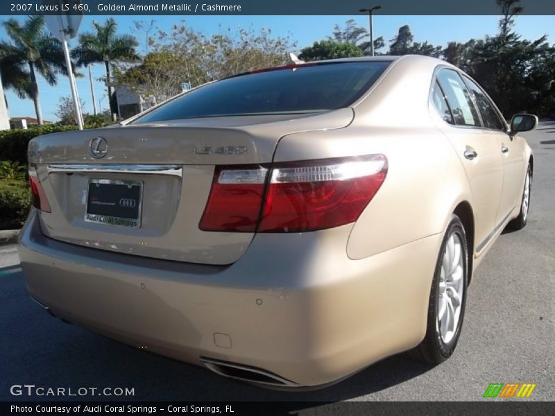 Golden Almond Metallic / Cashmere 2007 Lexus LS 460