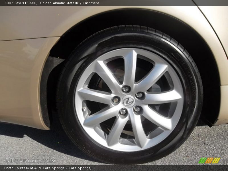 Golden Almond Metallic / Cashmere 2007 Lexus LS 460