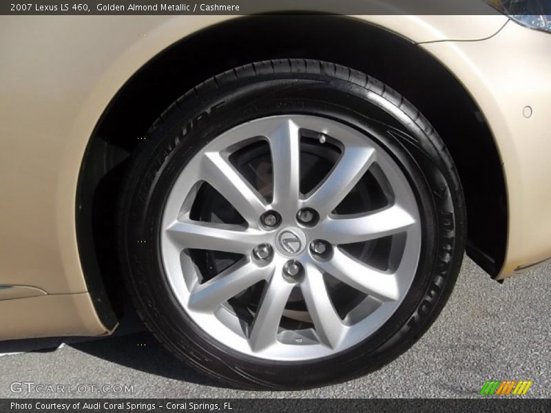 Golden Almond Metallic / Cashmere 2007 Lexus LS 460