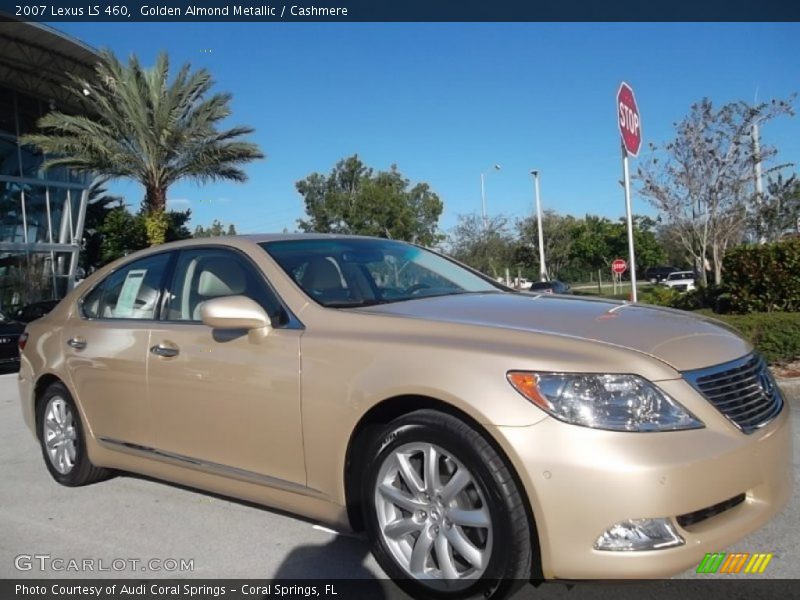 Golden Almond Metallic / Cashmere 2007 Lexus LS 460
