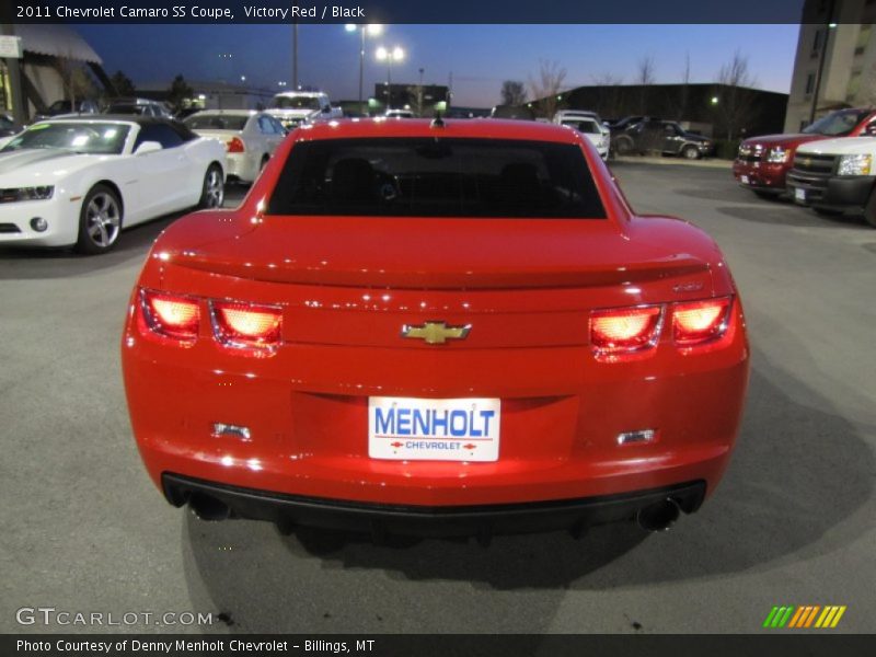 Victory Red / Black 2011 Chevrolet Camaro SS Coupe