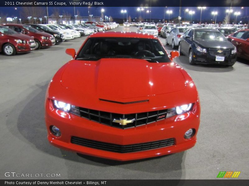Victory Red / Black 2011 Chevrolet Camaro SS Coupe