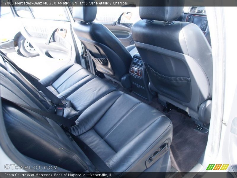 Brilliant Silver Metallic / Charcoal 2005 Mercedes-Benz ML 350 4Matic