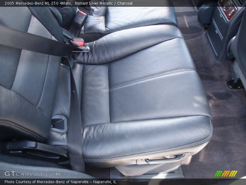 Brilliant Silver Metallic / Charcoal 2005 Mercedes-Benz ML 350 4Matic