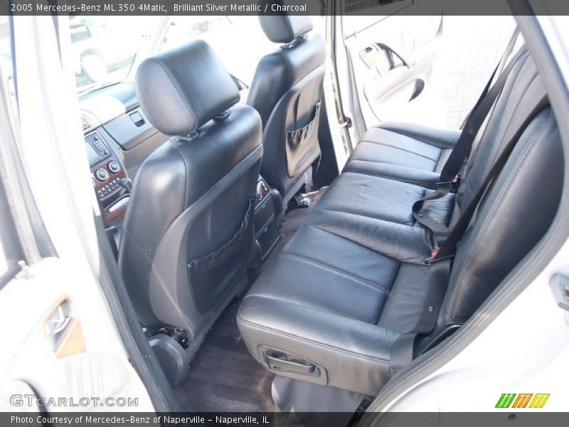 Brilliant Silver Metallic / Charcoal 2005 Mercedes-Benz ML 350 4Matic