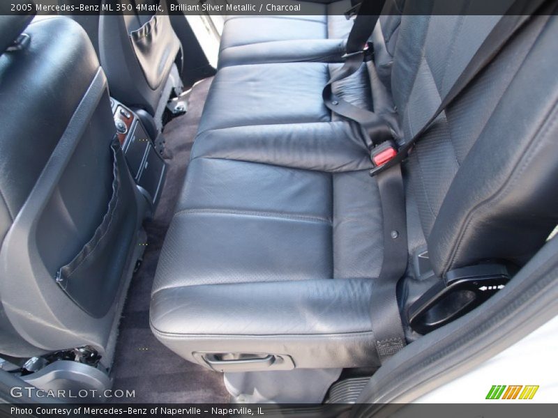 Brilliant Silver Metallic / Charcoal 2005 Mercedes-Benz ML 350 4Matic