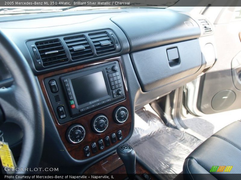 Brilliant Silver Metallic / Charcoal 2005 Mercedes-Benz ML 350 4Matic