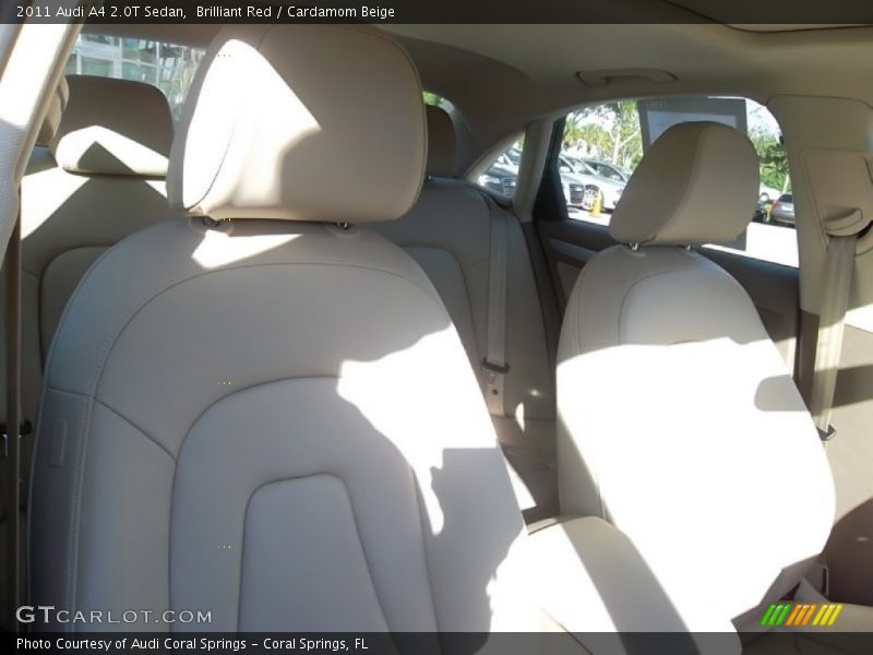 Brilliant Red / Cardamom Beige 2011 Audi A4 2.0T Sedan