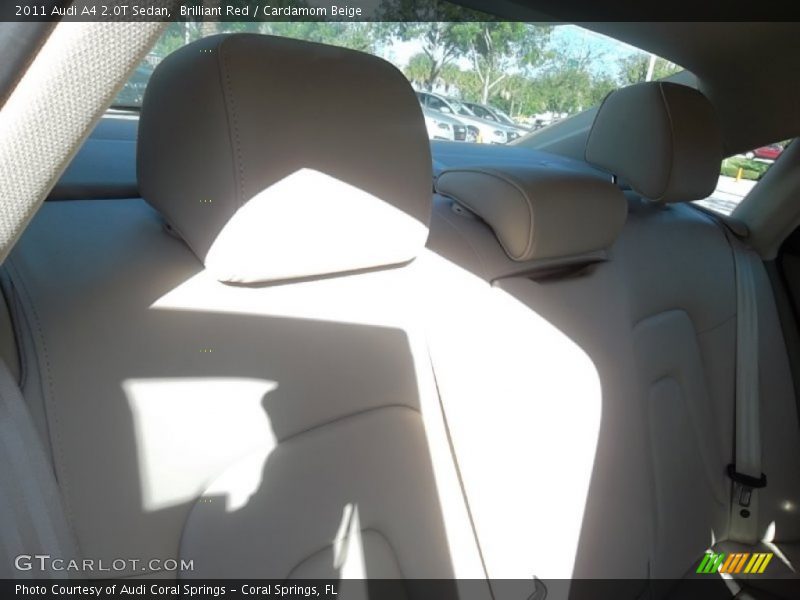 Brilliant Red / Cardamom Beige 2011 Audi A4 2.0T Sedan