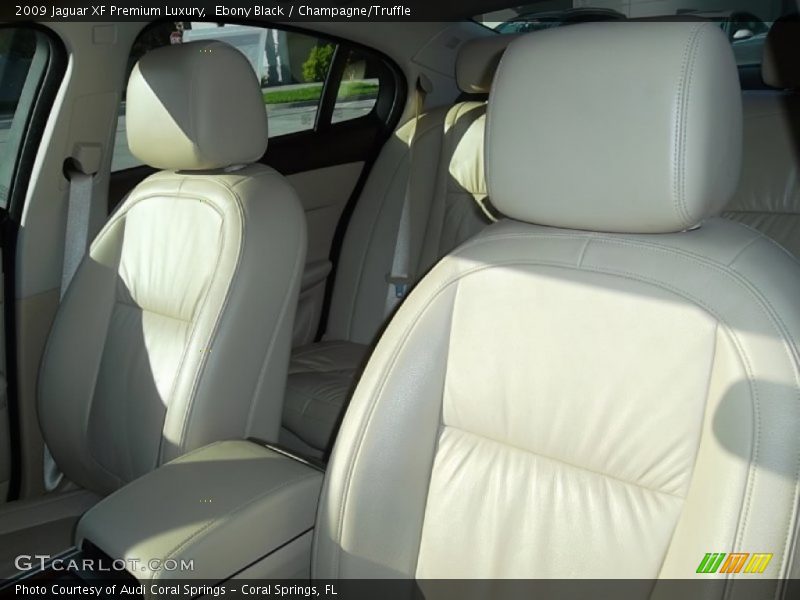 Ebony Black / Champagne/Truffle 2009 Jaguar XF Premium Luxury