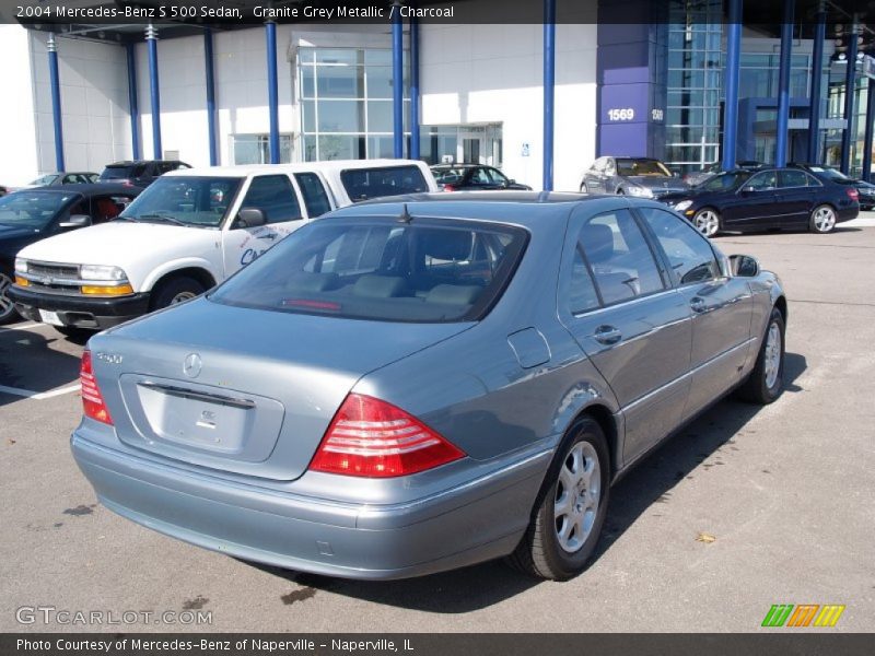 Granite Grey Metallic / Charcoal 2004 Mercedes-Benz S 500 Sedan