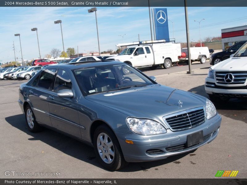 Granite Grey Metallic / Charcoal 2004 Mercedes-Benz S 500 Sedan