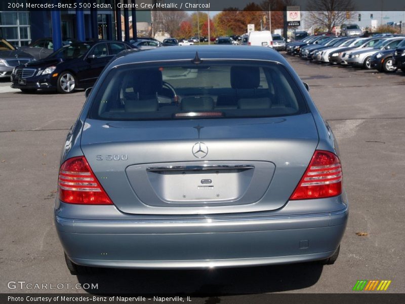 Granite Grey Metallic / Charcoal 2004 Mercedes-Benz S 500 Sedan