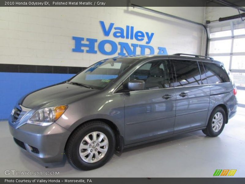 Polished Metal Metallic / Gray 2010 Honda Odyssey EX