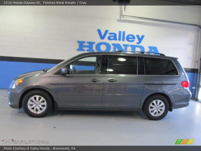 Polished Metal Metallic / Gray 2010 Honda Odyssey EX