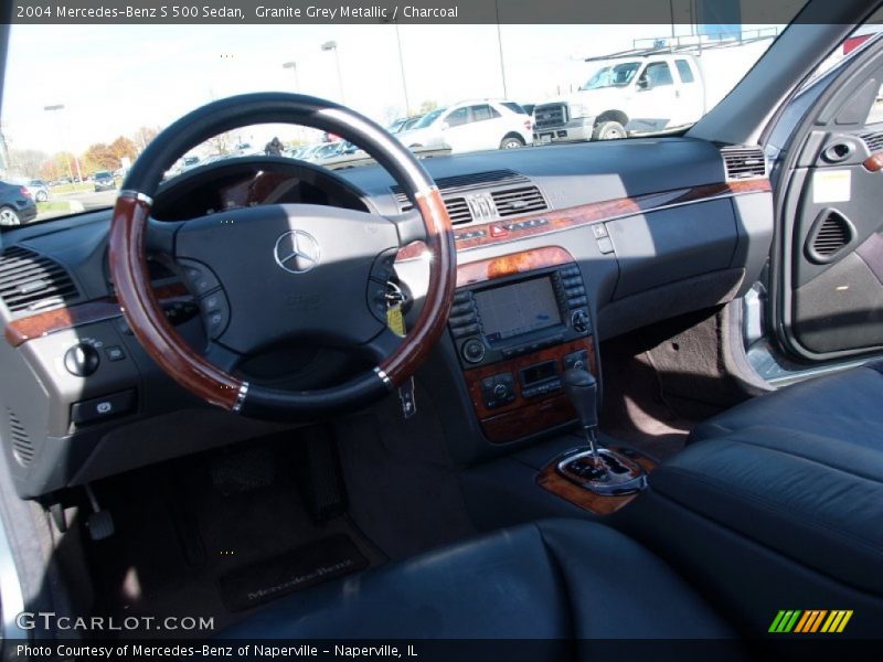 Granite Grey Metallic / Charcoal 2004 Mercedes-Benz S 500 Sedan