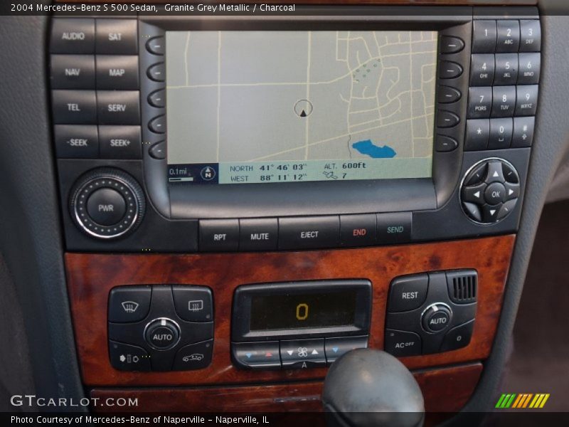 Granite Grey Metallic / Charcoal 2004 Mercedes-Benz S 500 Sedan