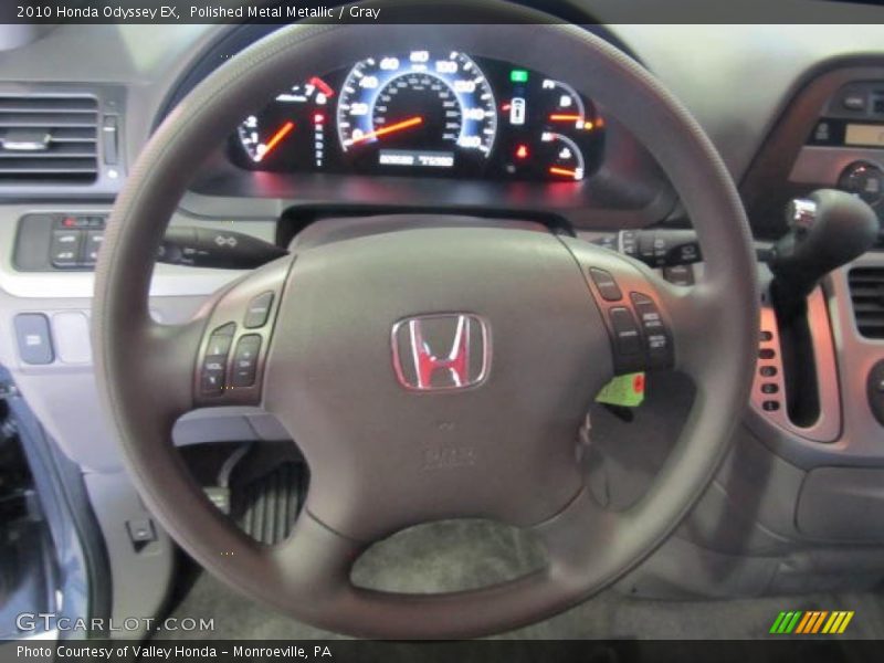 Polished Metal Metallic / Gray 2010 Honda Odyssey EX