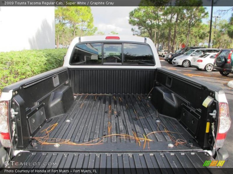 Super White / Graphite Gray 2009 Toyota Tacoma Regular Cab