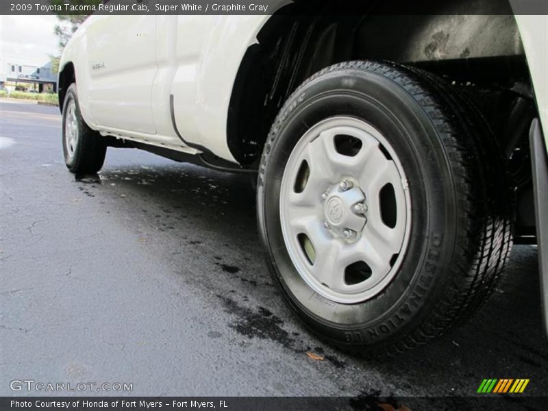 Super White / Graphite Gray 2009 Toyota Tacoma Regular Cab