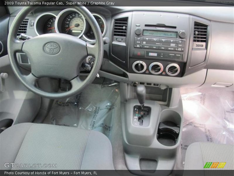 Super White / Graphite Gray 2009 Toyota Tacoma Regular Cab