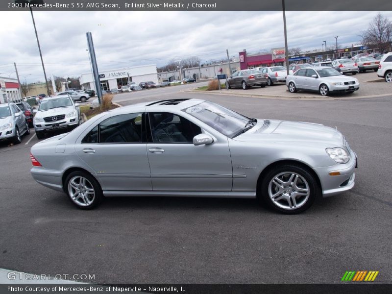  2003 S 55 AMG Sedan Brilliant Silver Metallic