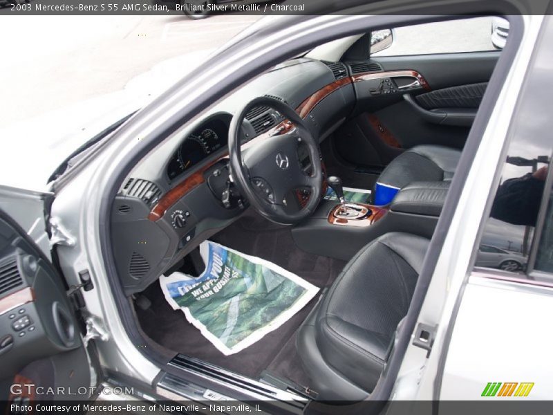  2003 S 55 AMG Sedan Charcoal Interior