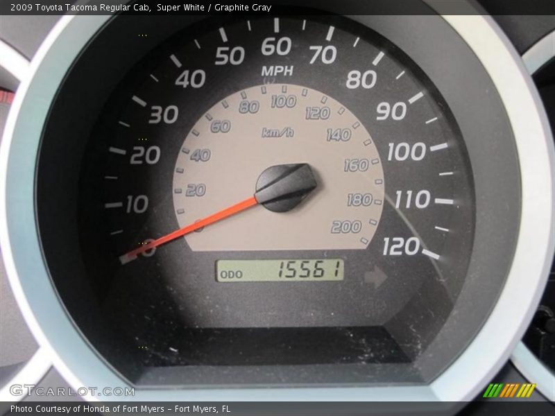 Super White / Graphite Gray 2009 Toyota Tacoma Regular Cab