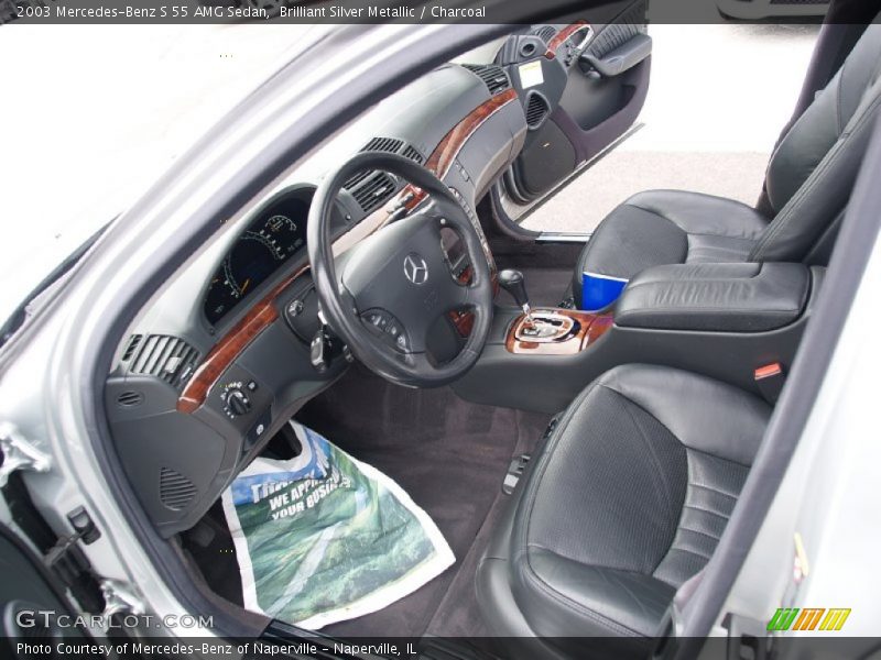  2003 S 55 AMG Sedan Charcoal Interior