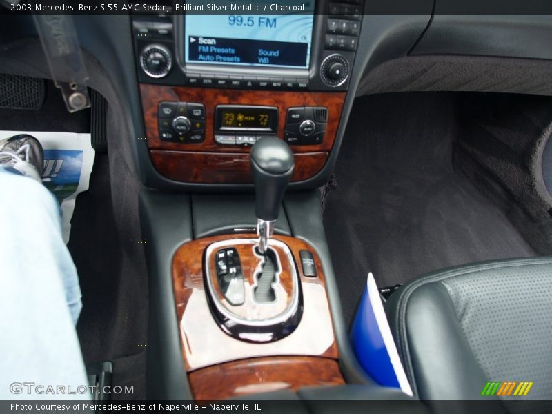 Brilliant Silver Metallic / Charcoal 2003 Mercedes-Benz S 55 AMG Sedan