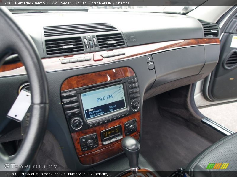Brilliant Silver Metallic / Charcoal 2003 Mercedes-Benz S 55 AMG Sedan