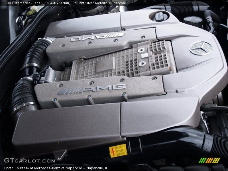  2003 S 55 AMG Sedan Engine - 5.4 Liter AMG Supercharged SOHC 24-Valve V8