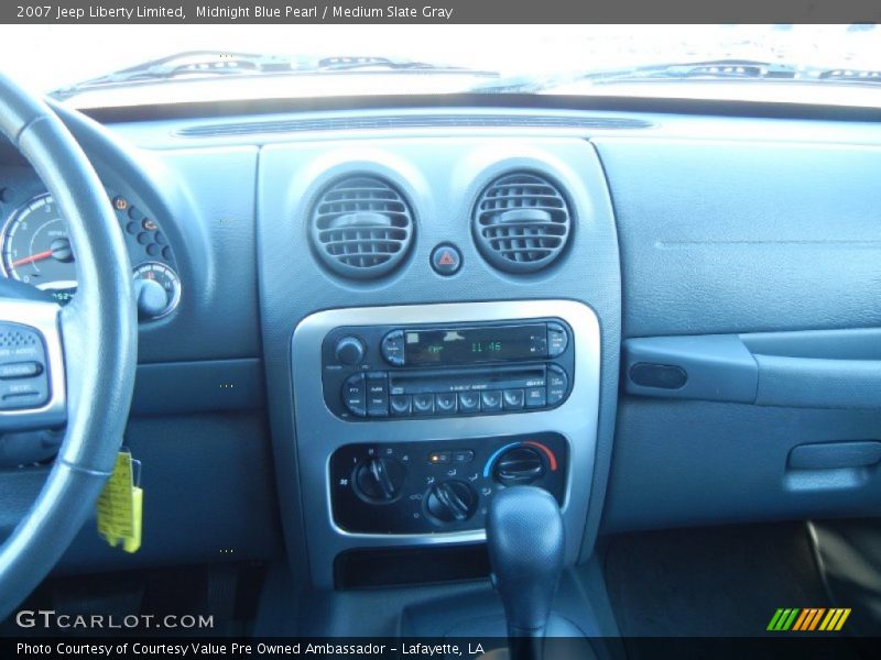Midnight Blue Pearl / Medium Slate Gray 2007 Jeep Liberty Limited