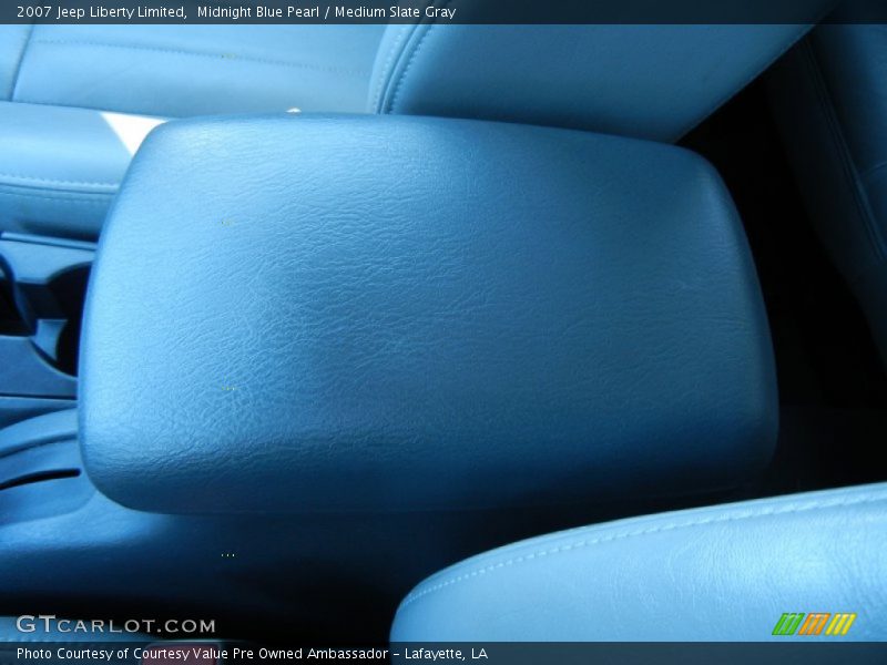 Midnight Blue Pearl / Medium Slate Gray 2007 Jeep Liberty Limited