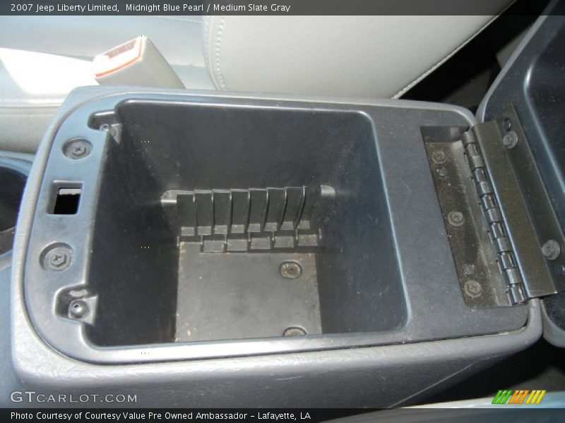 Midnight Blue Pearl / Medium Slate Gray 2007 Jeep Liberty Limited