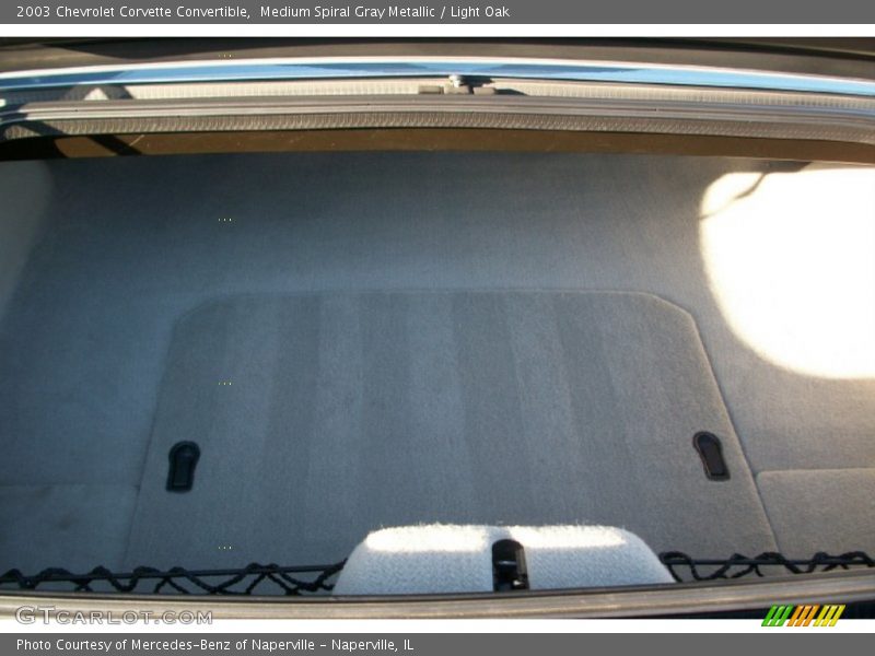 Medium Spiral Gray Metallic / Light Oak 2003 Chevrolet Corvette Convertible