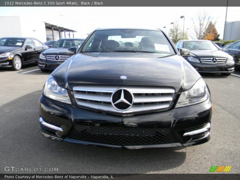 Black / Black 2012 Mercedes-Benz C 300 Sport 4Matic