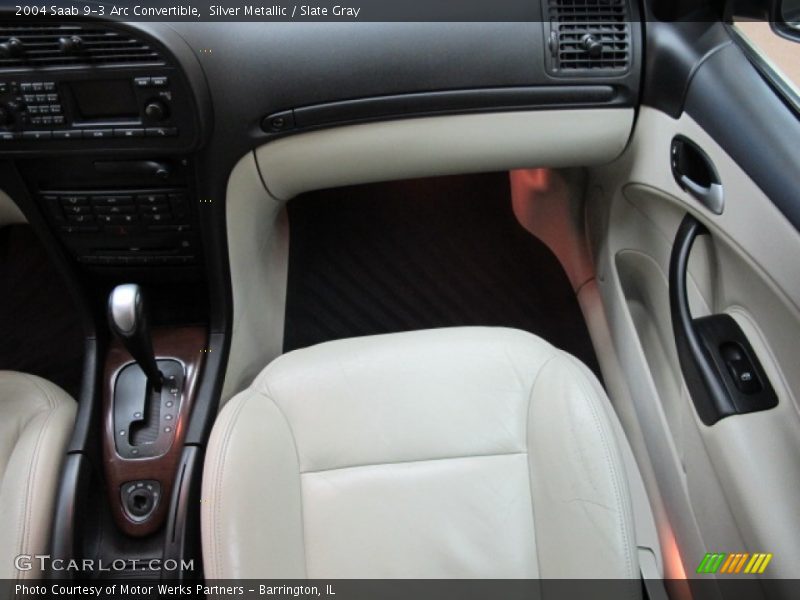 Silver Metallic / Slate Gray 2004 Saab 9-3 Arc Convertible
