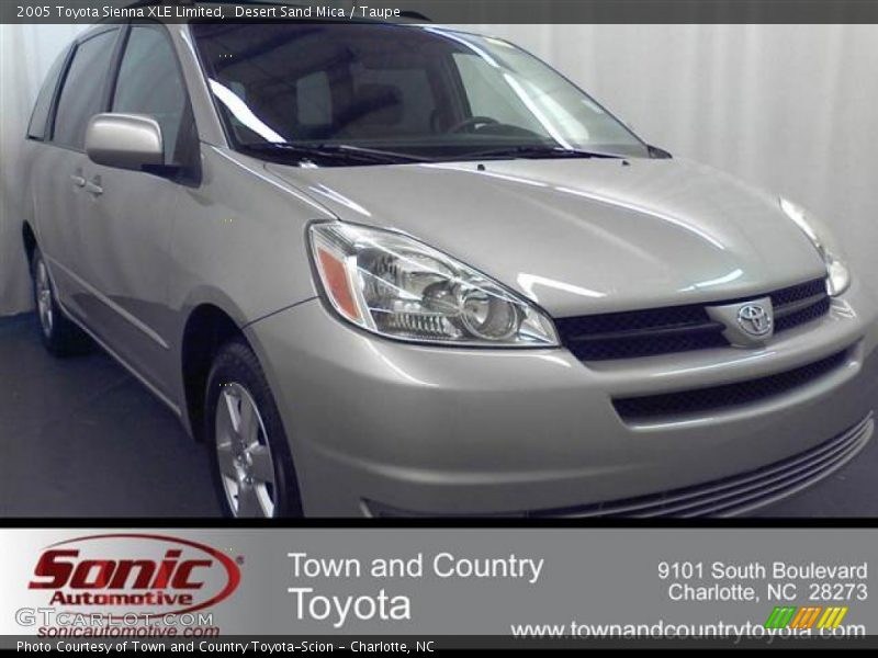 Desert Sand Mica / Taupe 2005 Toyota Sienna XLE Limited