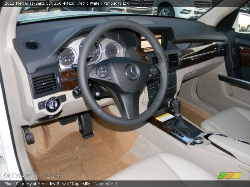 Arctic White / Almond/Black 2012 Mercedes-Benz GLK 350 4Matic